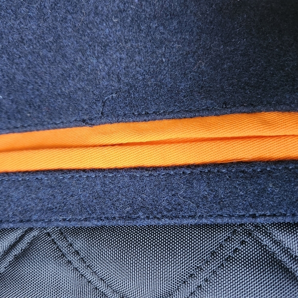 Superdry Men's Dark Blue Peacoat with Light Gray Collar - Picture 11 of 15